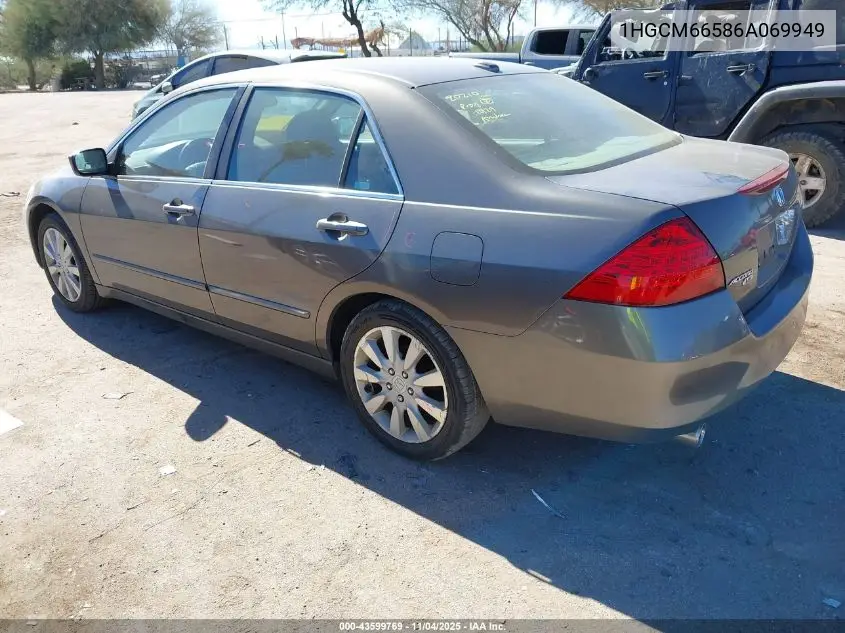 1HGCM66586A069949 2006 Honda Accord 3.0 Ex