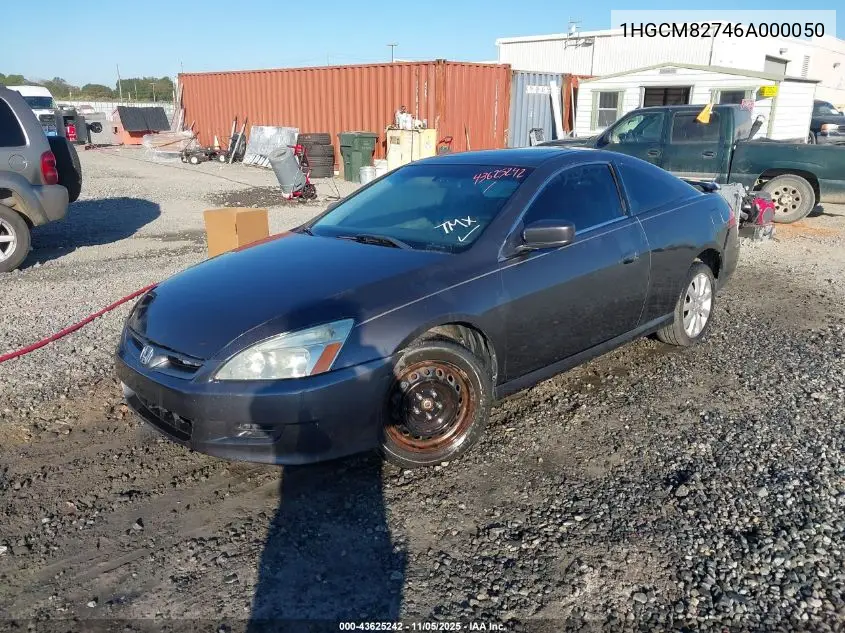 1HGCM82746A000050 2006 Honda Accord 3.0 Ex