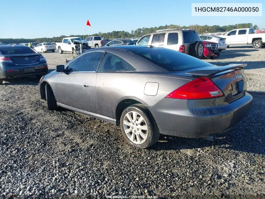 1HGCM82746A000050 2006 Honda Accord 3.0 Ex