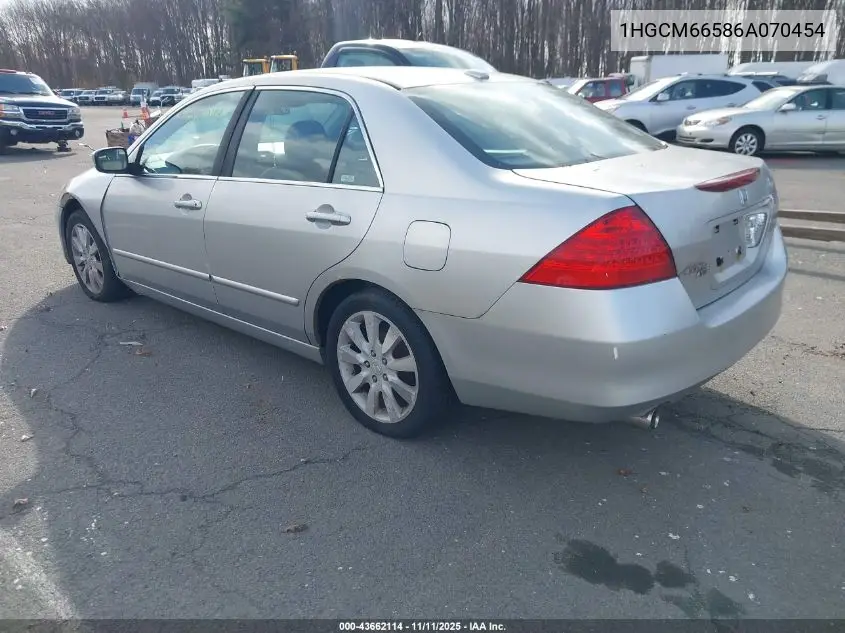 1HGCM66586A070454 2006 Honda Accord 3.0 Ex