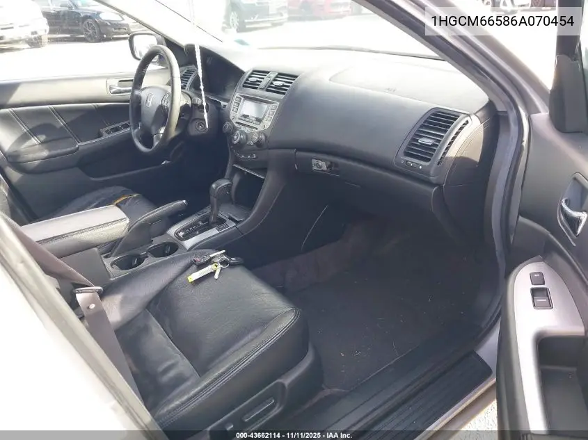 1HGCM66586A070454 2006 Honda Accord 3.0 Ex
