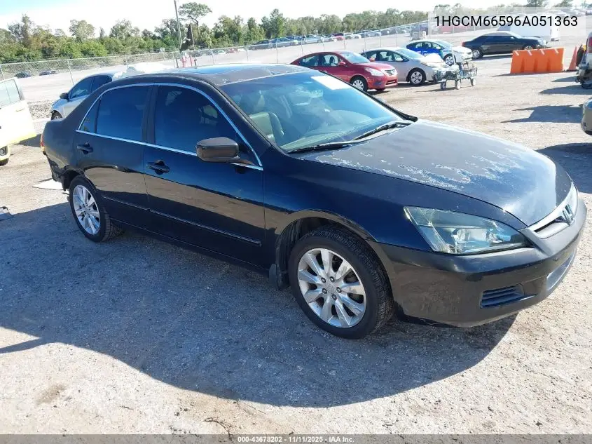 1HGCM66596A051363 2006 Honda Accord 3.0 Ex