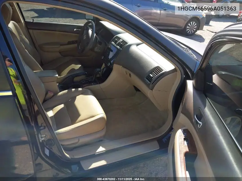 1HGCM66596A051363 2006 Honda Accord 3.0 Ex