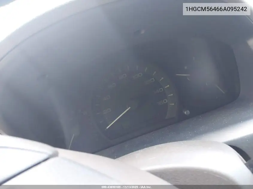 1HGCM56466A095242 2006 Honda Accord 2.4 Lx