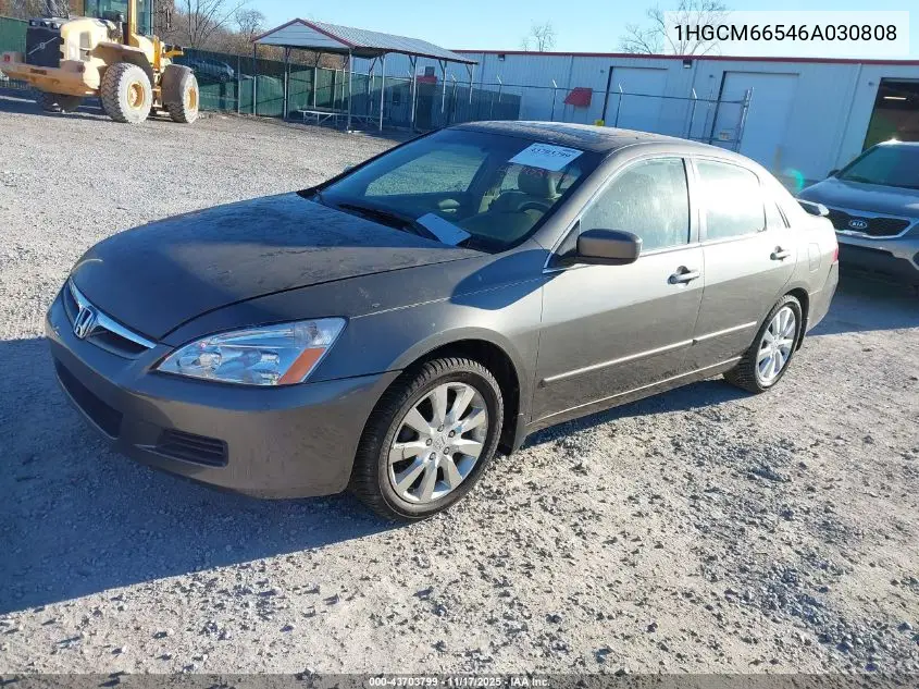 1HGCM66546A030808 2006 Honda Accord 3.0 Ex