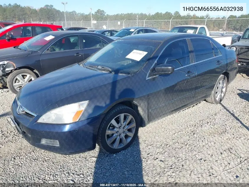 1HGCM66556A032938 2006 Honda Accord 3.0 Ex