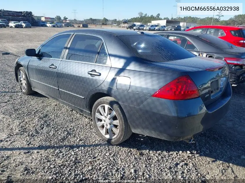1HGCM66556A032938 2006 Honda Accord 3.0 Ex