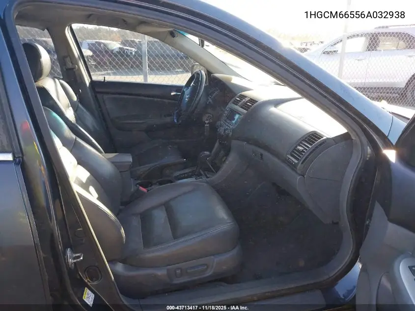 1HGCM66556A032938 2006 Honda Accord 3.0 Ex