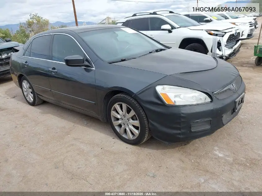 1HGCM66596A067093 2006 Honda Accord 3.0 Ex