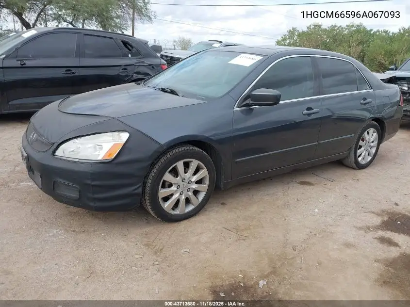 1HGCM66596A067093 2006 Honda Accord 3.0 Ex
