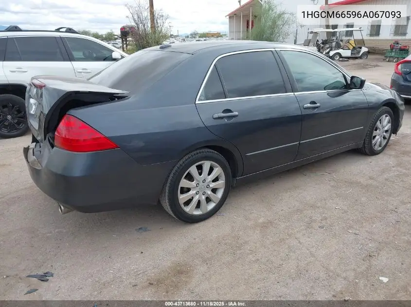 1HGCM66596A067093 2006 Honda Accord 3.0 Ex
