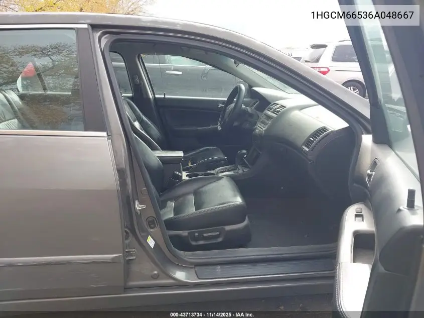 1HGCM66536A048667 2006 Honda Accord 3.0 Ex