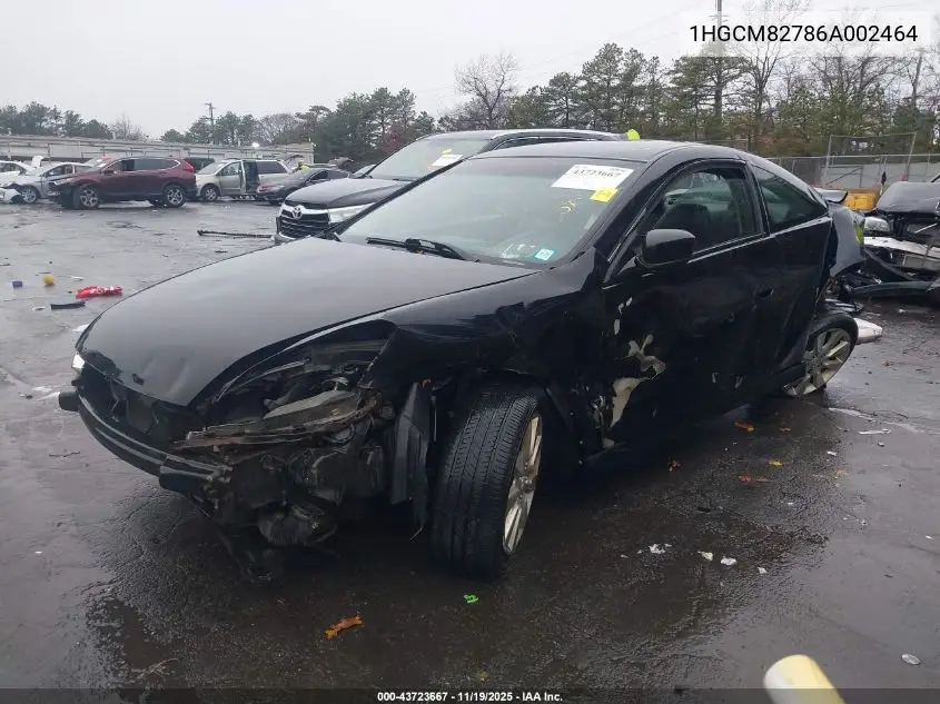 1HGCM82786A002464 2006 Honda Accord 3.0 Ex
