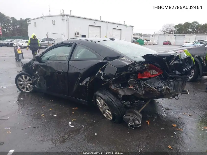 1HGCM82786A002464 2006 Honda Accord 3.0 Ex