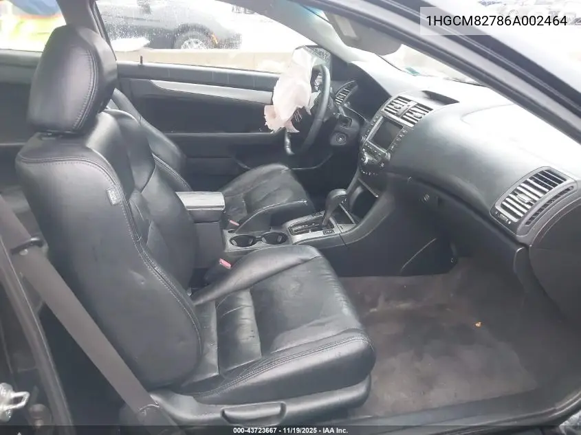 1HGCM82786A002464 2006 Honda Accord 3.0 Ex