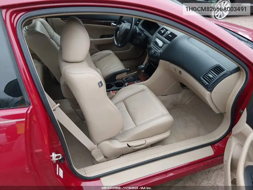 1HGCM82666A003491 2006 Honda Accord 3.0 Ex