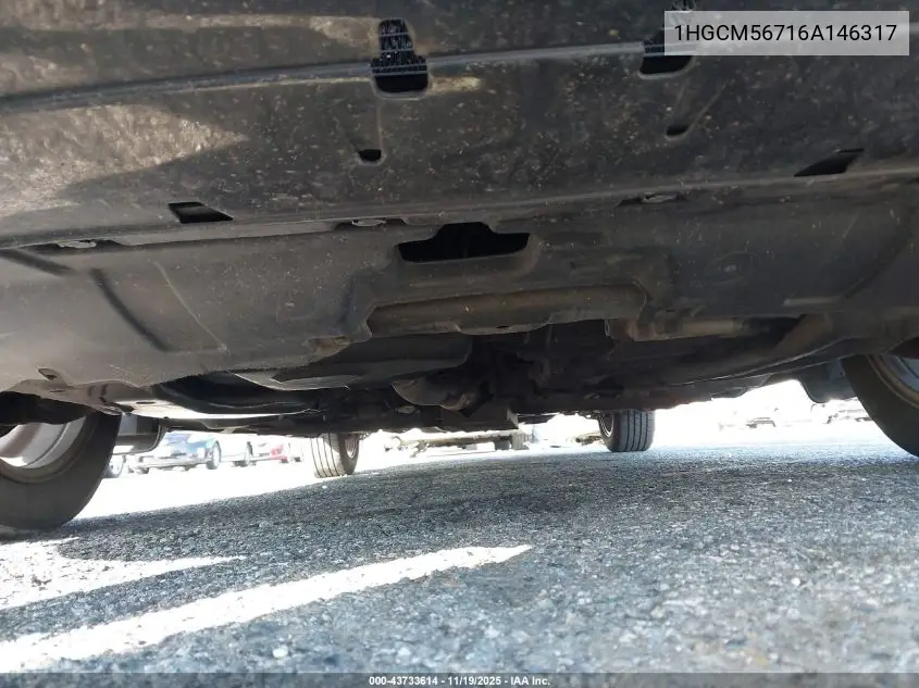 1HGCM56716A146317 2006 Honda Accord Sdn 2.4 Ex/Ex