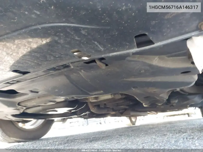 1HGCM56716A146317 2006 Honda Accord Sdn 2.4 Ex/Ex