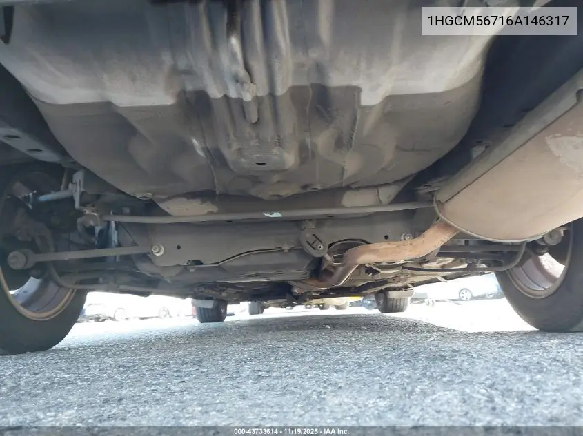 1HGCM56716A146317 2006 Honda Accord Sdn 2.4 Ex/Ex