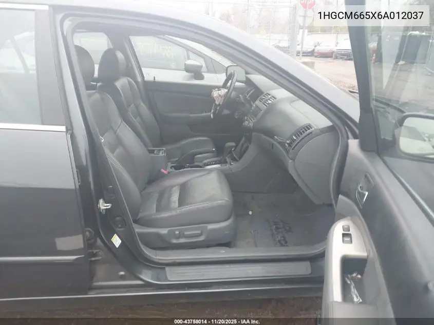 1HGCM665X6A012037 2006 Honda Accord 3.0 Ex