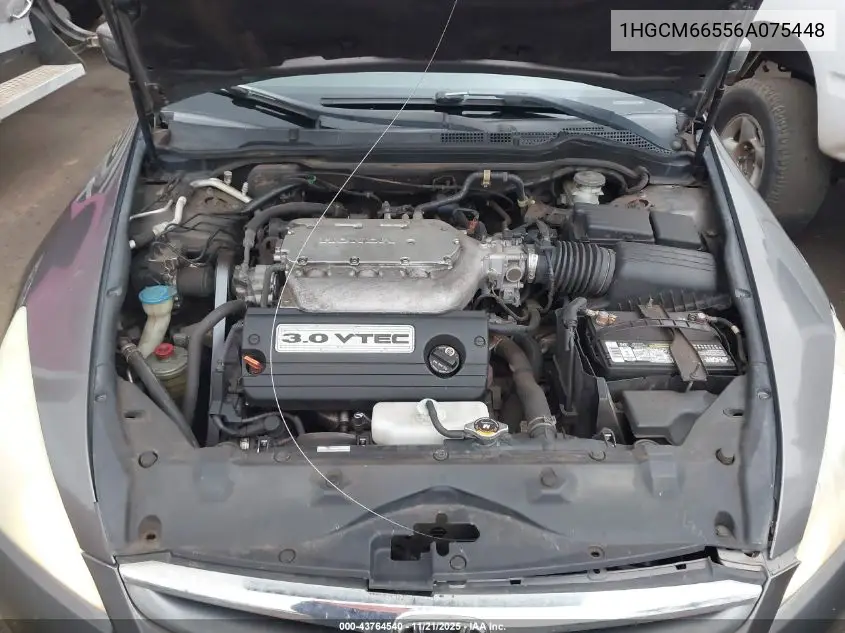 1HGCM66556A075448 2006 Honda Accord 3.0 Ex