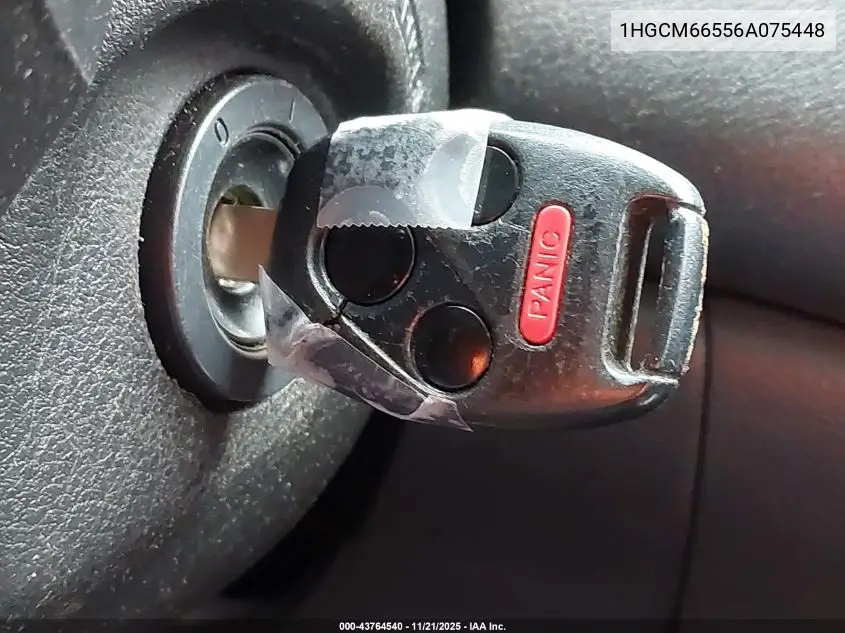 1HGCM66556A075448 2006 Honda Accord 3.0 Ex