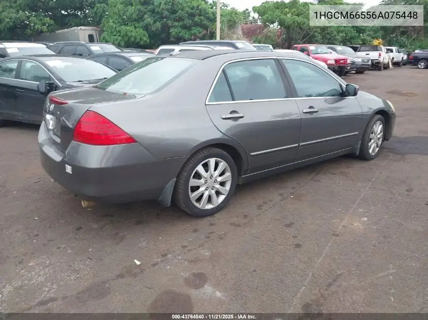 1HGCM66556A075448 2006 Honda Accord 3.0 Ex