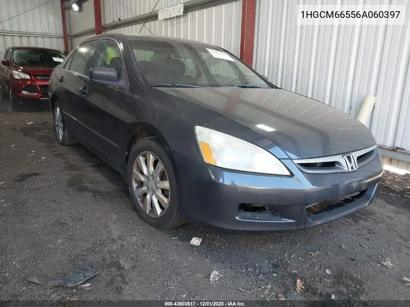 1HGCM66556A060397 2006 Honda Accord 3.0 Ex