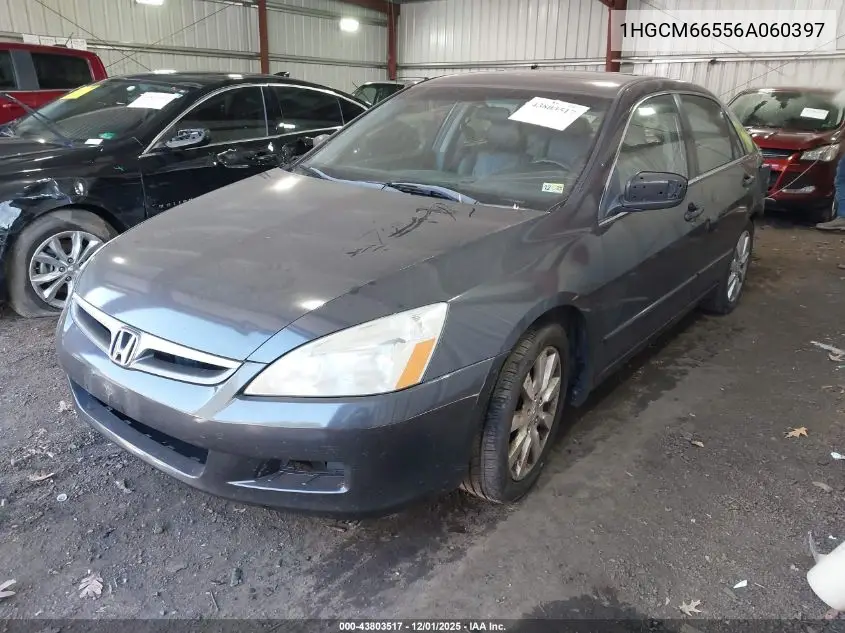 1HGCM66556A060397 2006 Honda Accord 3.0 Ex