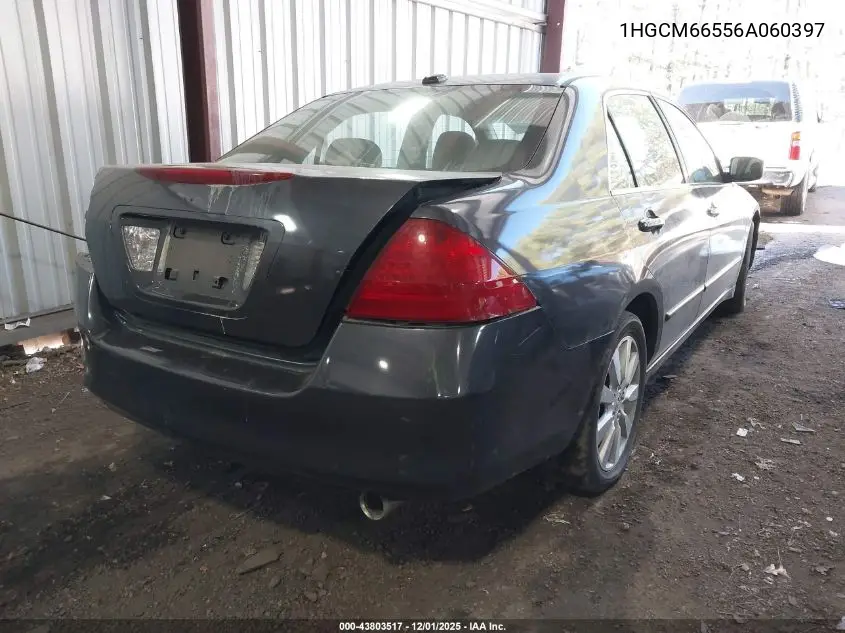 1HGCM66556A060397 2006 Honda Accord 3.0 Ex