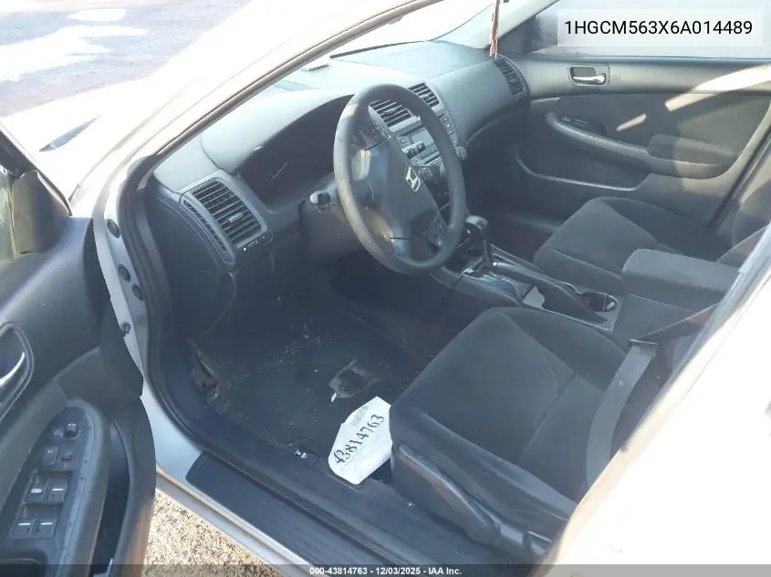 1HGCM563X6A014489 2006 Honda Accord 2.4 Se