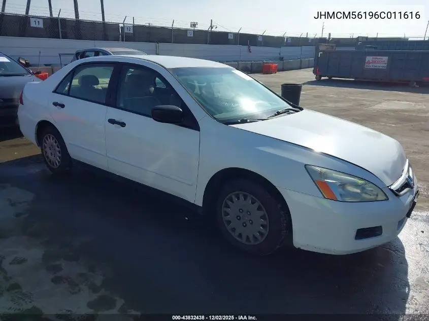 JHMCM56196C011616 2006 Honda Accord 2.4 Vp