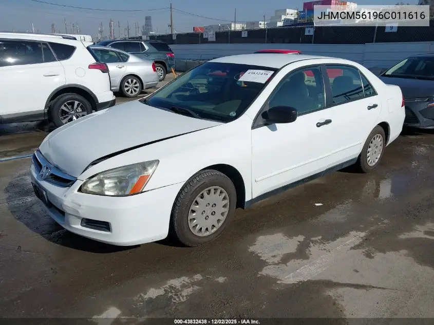 JHMCM56196C011616 2006 Honda Accord 2.4 Vp