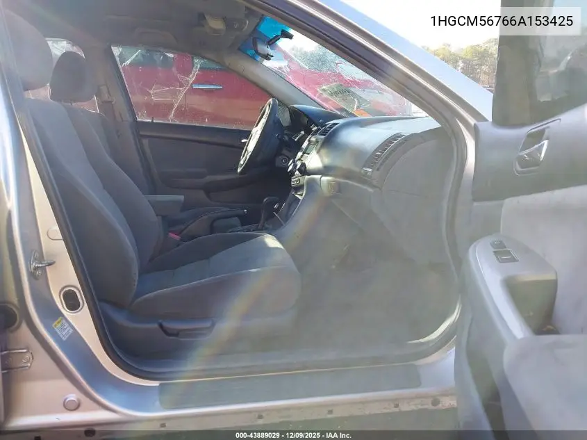 1HGCM56766A153425 2006 Honda Accord 2.4 Ex