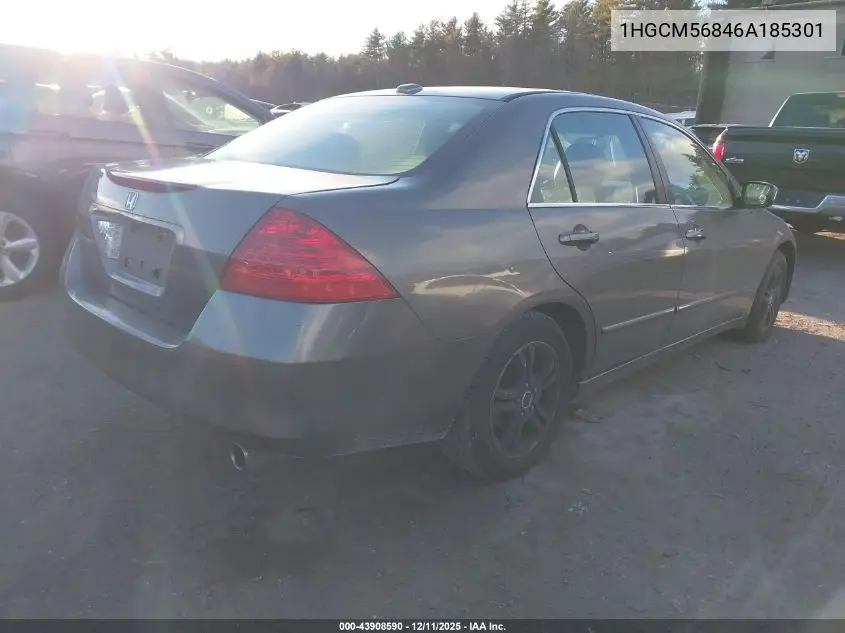 1HGCM56846A185301 2006 Honda Accord 2.4 Ex