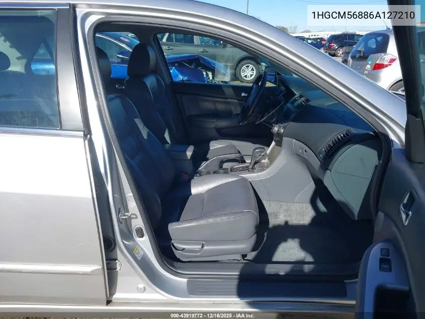 1HGCM56886A127210 2006 Honda Accord 2.4 Ex