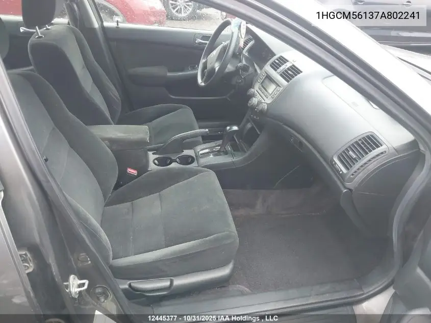 1HGCM56137A802241 2007 Honda Accord Dx-G