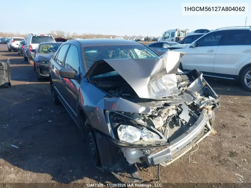 1HGCM56127A804062 2007 Honda Accord Dx-G