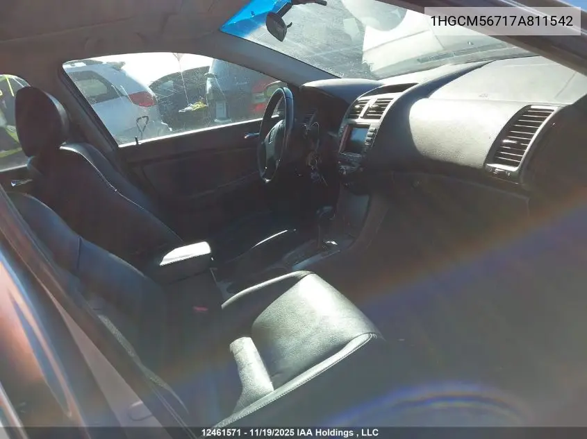 1HGCM56717A811542 2007 Honda Accord Ex