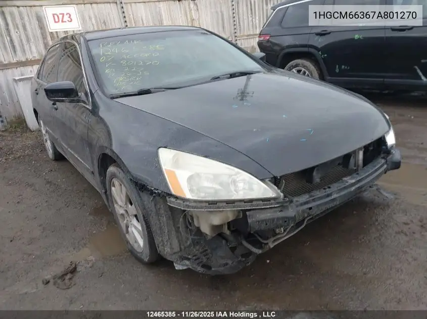 1HGCM66367A801270 2007 Honda Accord