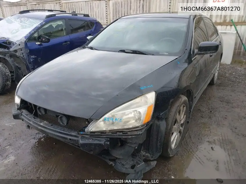 1HGCM66367A801270 2007 Honda Accord