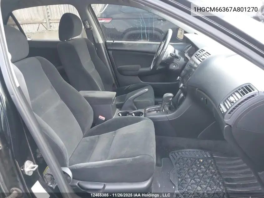 1HGCM66367A801270 2007 Honda Accord