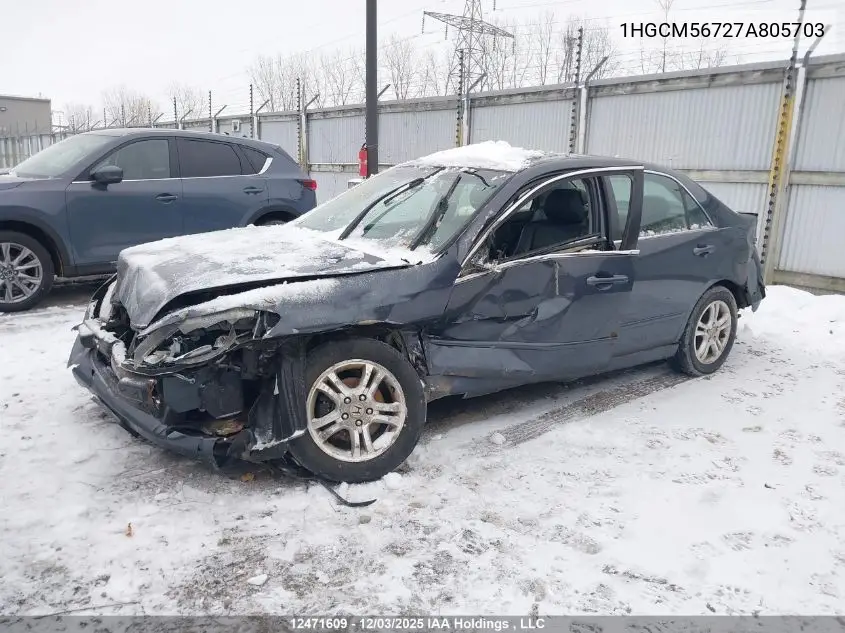 1HGCM56727A805703 2007 Honda Accord Ex