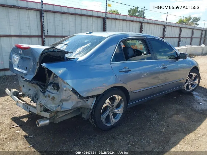 1HGCM66597A015531 2007 Honda Accord 3.0 Ex