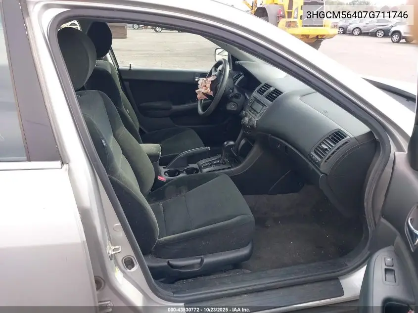 3HGCM56407G711746 2007 Honda Accord 2.4 Lx