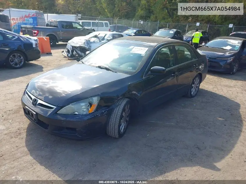 1HGCM665X7A054984 2007 Honda Accord 3.0 Ex