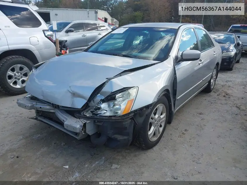 1HGCM56367A144044 2007 Honda Accord 2.4 Se