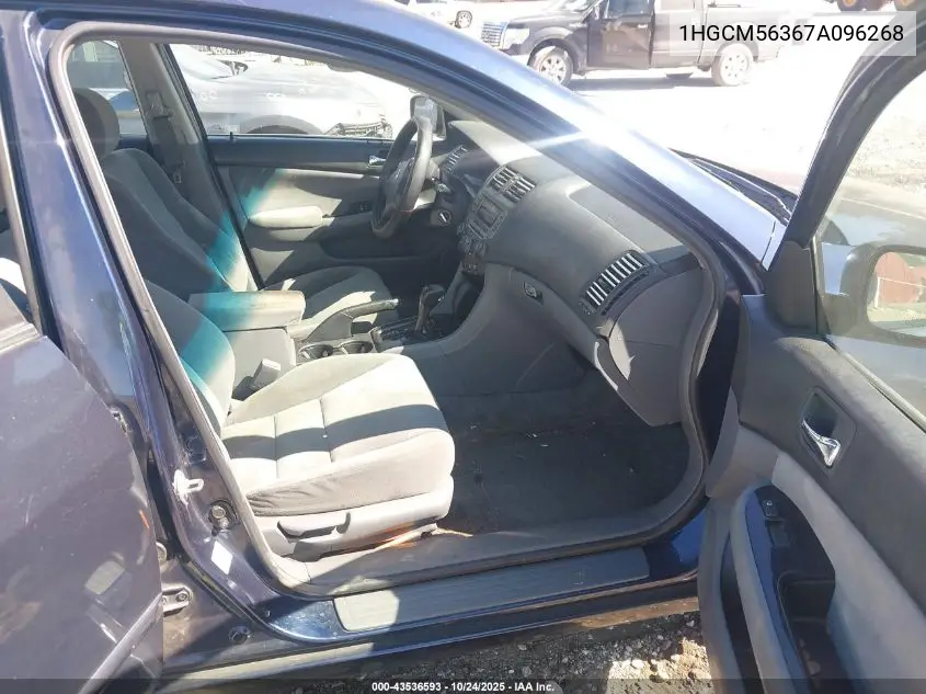 1HGCM56367A096268 2007 Honda Accord 2.4 Se
