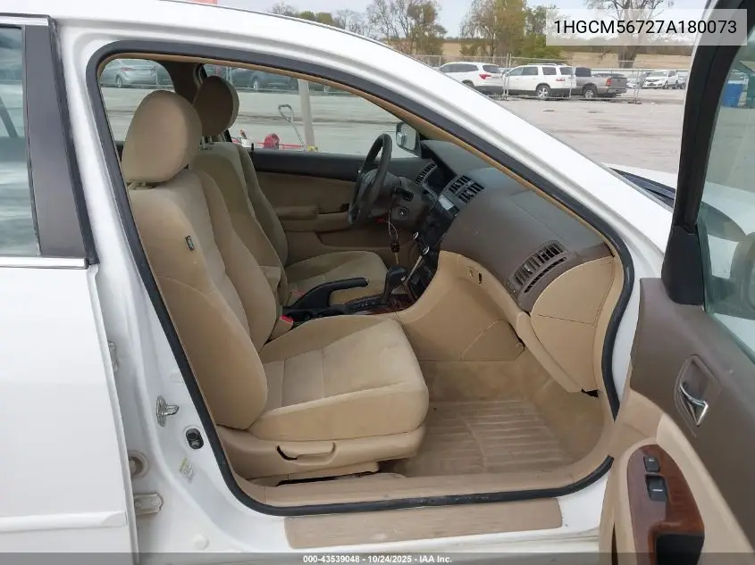 1HGCM56727A180073 2007 Honda Accord 2.4 Ex
