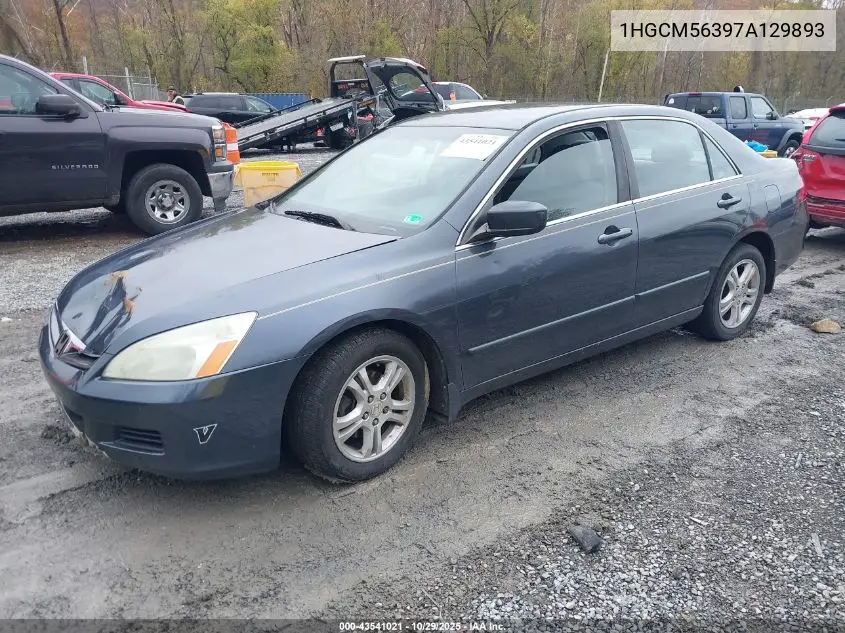 1HGCM56397A129893 2007 Honda Accord 2.4 Se